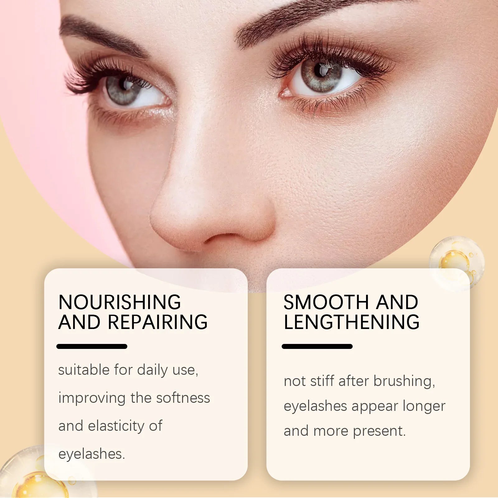 ZEPHOCO Black Curling Mascara Natural Long Curling Non-Caking Long-Lasting Styling Daily Mascara