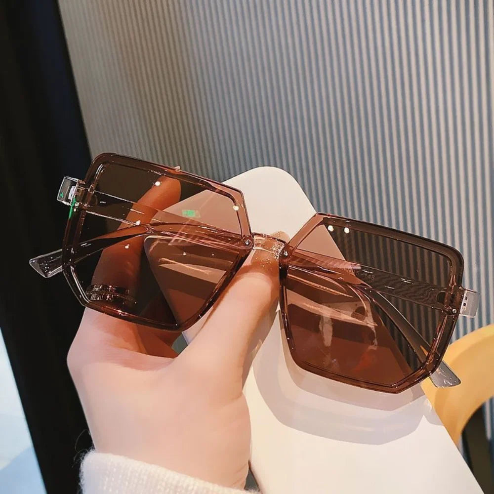 2025 New Anti-ultraviolet Women's Sunglasses Shade Driving Sunglasses Korean Version of The Trend Retro Sun Glasses Women