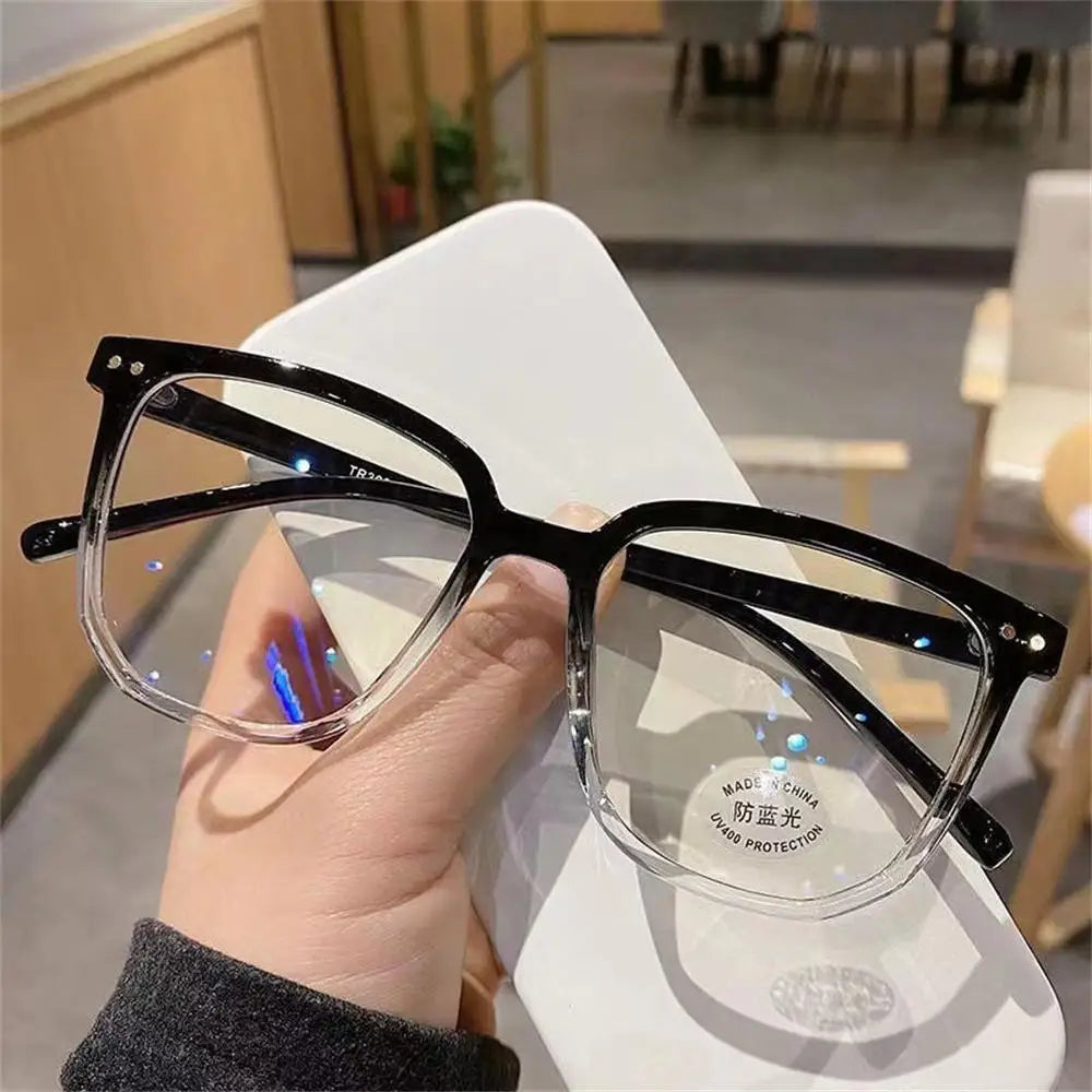 New Vintage Cat Eye Glasses Frame New Stylish Semi Metal Rim Women Eyewear Trendy Brand Design Non-prescription Eyeglasses