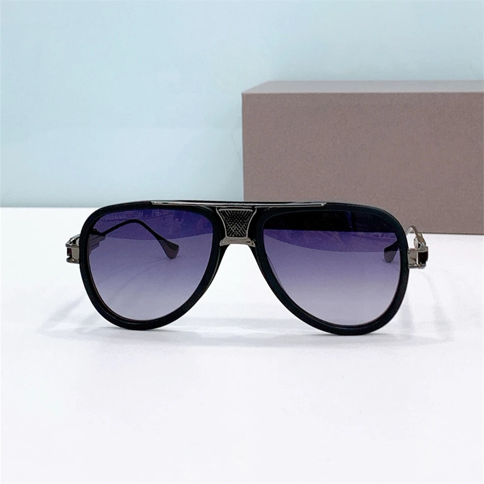 Lentes de sol hombre Alloy Vintage Men's Sunglasses GRAND-DECADE Fashion sun glasses DTS 460 man Stylish women's Sunglasses