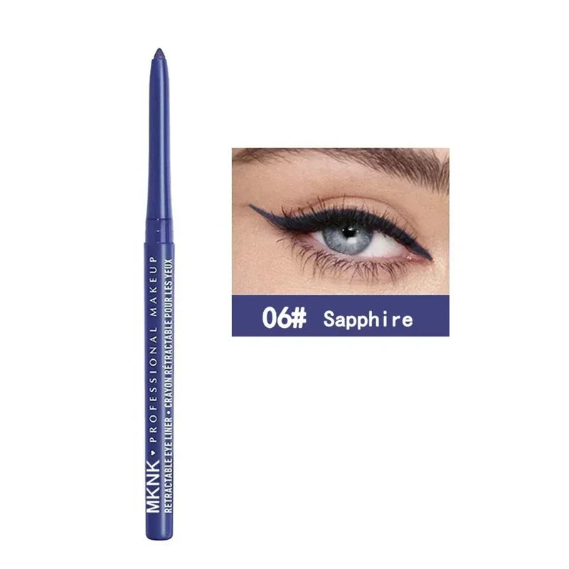 Black Waterproof Eyeliner Pencil Smooth Matte Eye Liner Smudge-proof Liquid Eyeliner Pen Lasting &beginner-friendly Eye Makeup