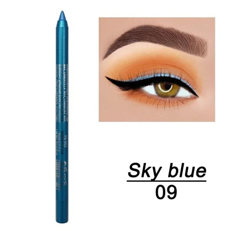 Black Waterproof Eyeliner Pencil Smooth Matte Eye Liner Smudge-proof Liquid Eyeliner Pen Lasting &beginner-friendly Eye Makeup