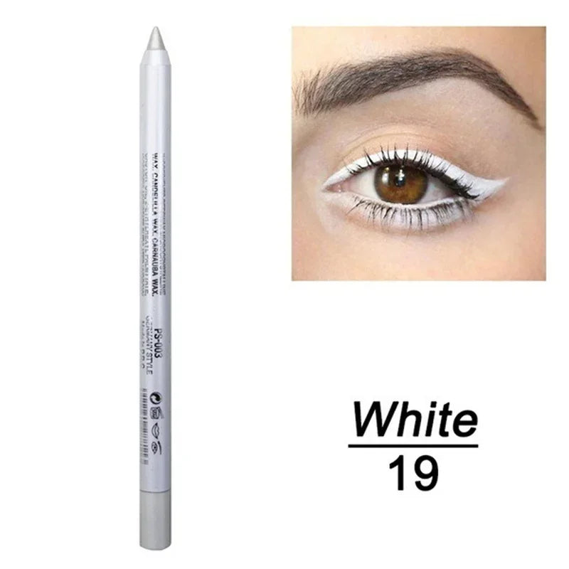 Black Waterproof Eyeliner Pencil Smooth Matte Eye Liner Smudge-proof Liquid Eyeliner Pen Lasting &beginner-friendly Eye Makeup