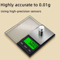 High-precision electronic scale 0.01G small jewelry scale portable electronic scale mini pocket scale