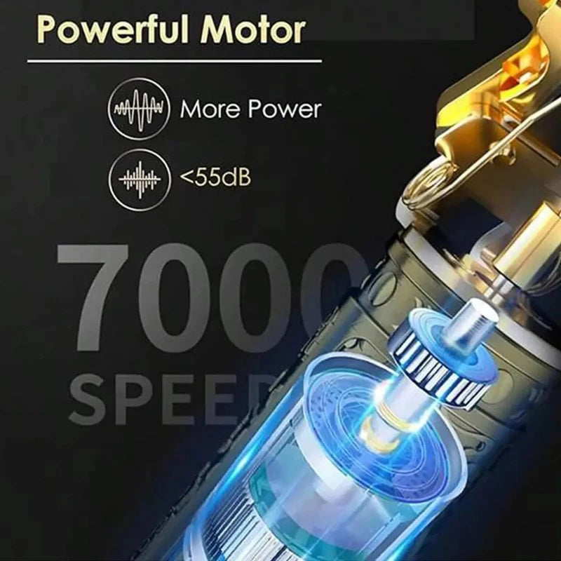 Vintage Hair Cutting Machine Cordless Trimmer portable USB Fast Charging Hair Clipper Electric Shaver Barber Professional Barber