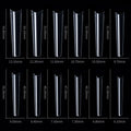 3XL Tapered Square Clear Full Cover Nail Tip 120PC Press On Nails False Artificial Tip  XXXL Extra Long Square Straight Nail Tip