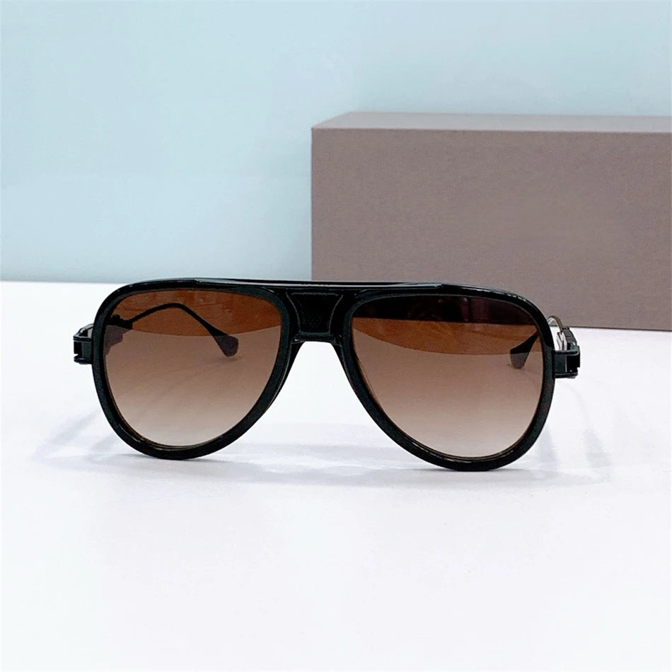 Lentes de sol hombre Alloy Vintage Men's Sunglasses GRAND-DECADE Fashion sun glasses DTS 460 man Stylish women's Sunglasses