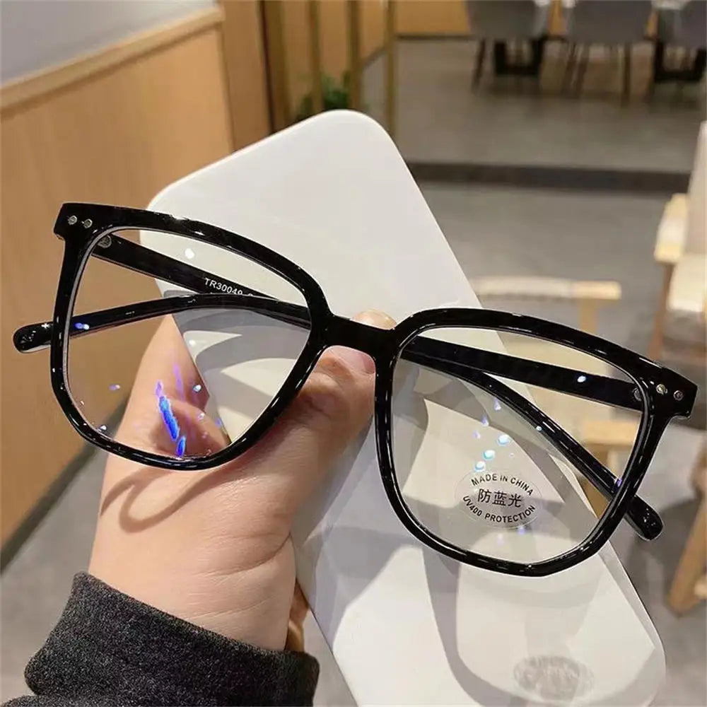 New Vintage Cat Eye Glasses Frame New Stylish Semi Metal Rim Women Eyewear Trendy Brand Design Non-prescription Eyeglasses