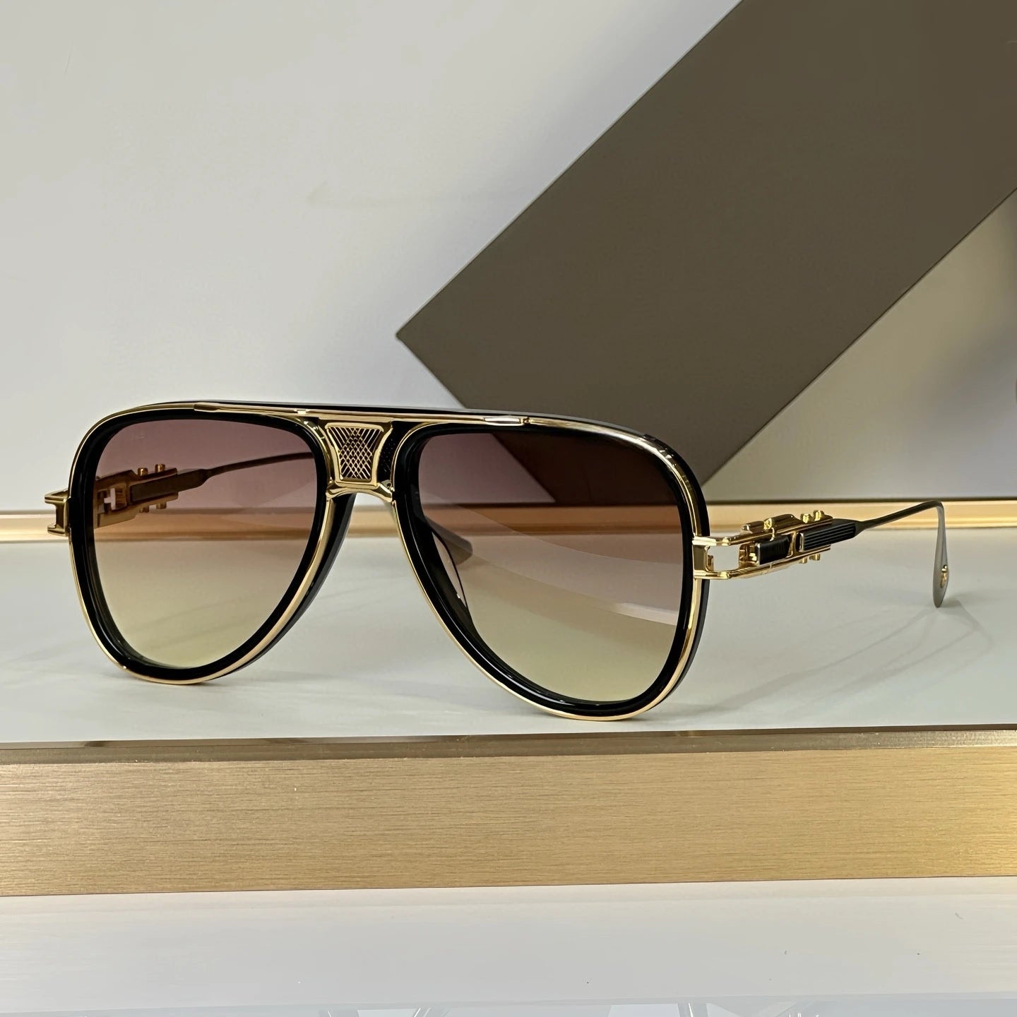 Lentes de sol hombre Alloy Vintage Men's Sunglasses GRAND-DECADE Fashion sun glasses DTS 460 man Stylish women's Sunglasses