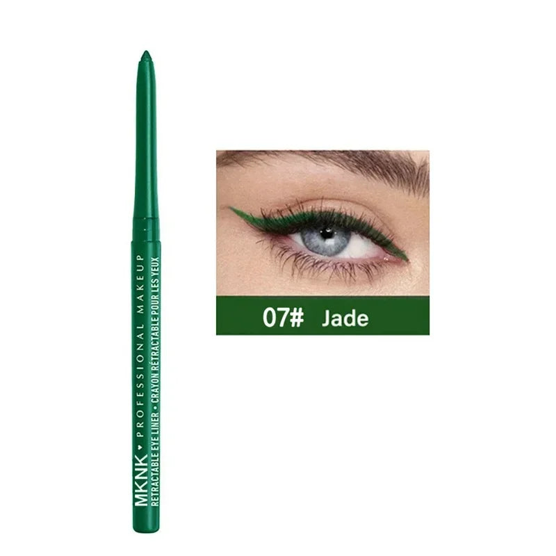 Black Waterproof Eyeliner Pencil Smooth Matte Eye Liner Smudge-proof Liquid Eyeliner Pen Lasting &beginner-friendly Eye Makeup